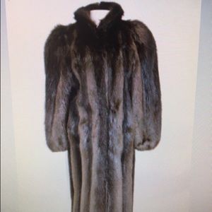 Full length sheared beaver coat from Koslows